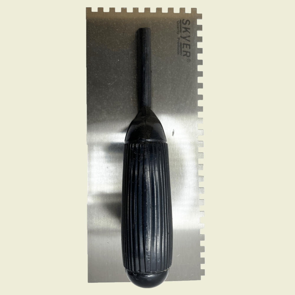 Skyer ¼" Knotch Trowel