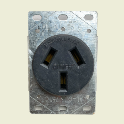 3 Pin Angled Outlet