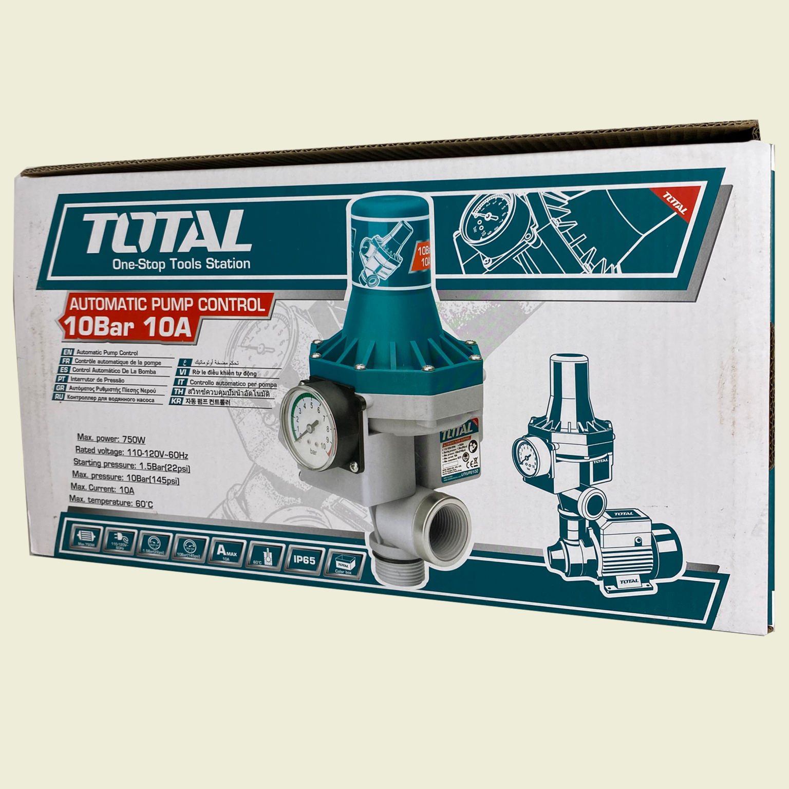 Total Automatic Pump Control Smart Head 10Bar • Samaroo's Materials