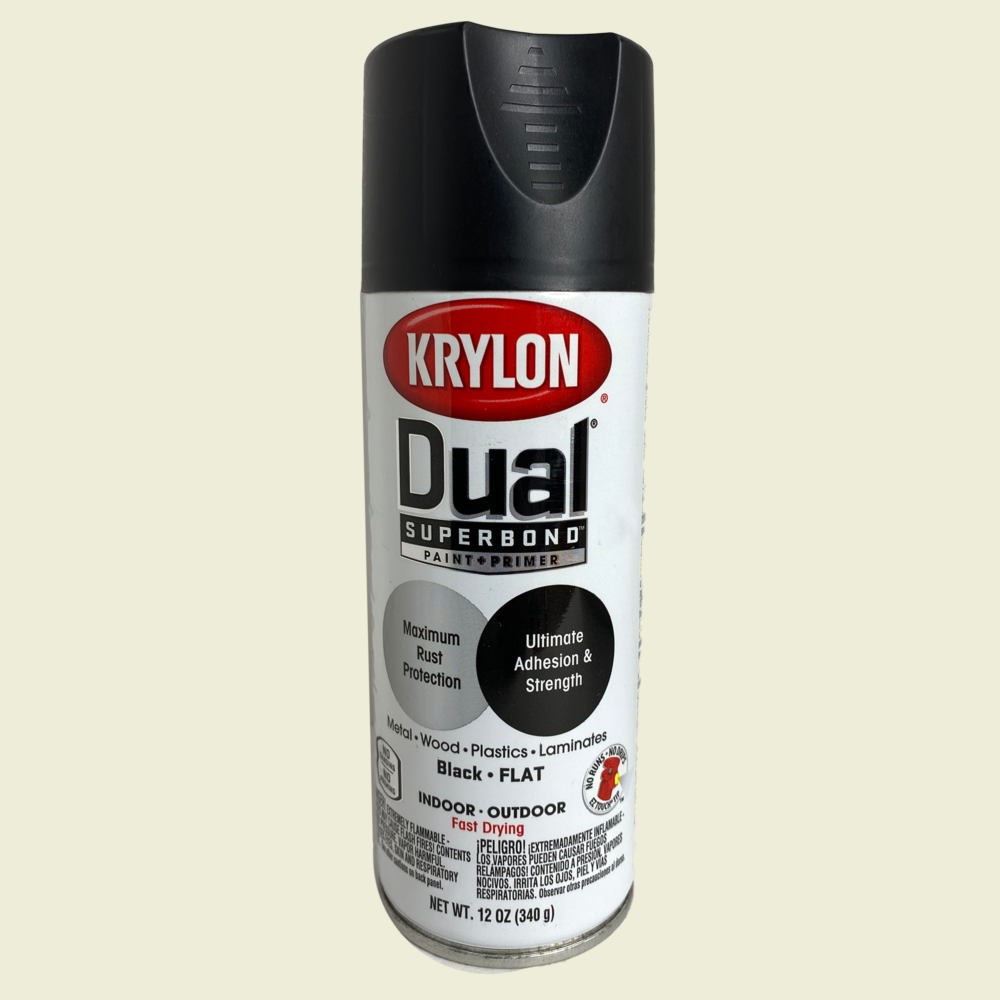 Black Krylon Dual Paint And Primer Trinidad