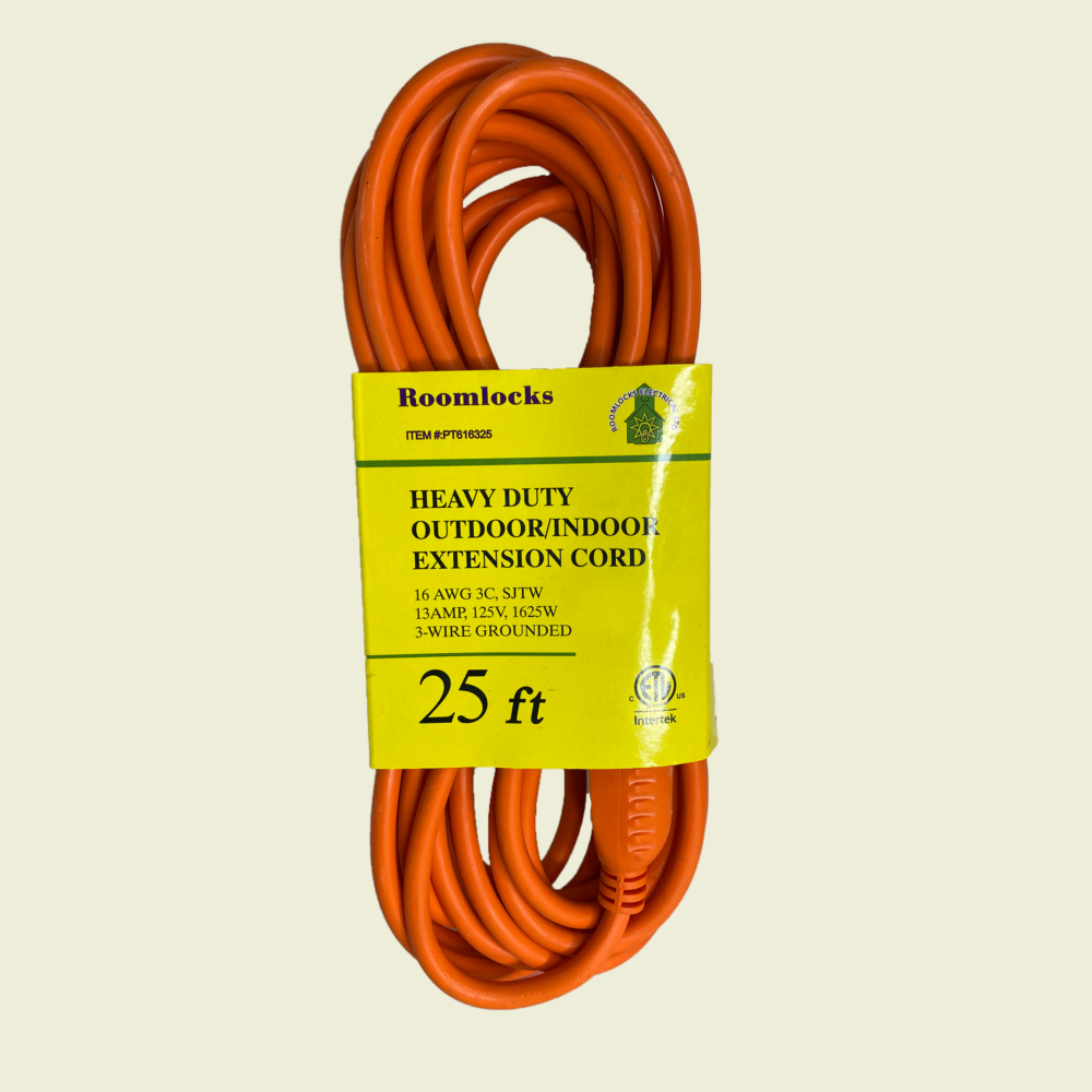 Heavy Duty Outdoors/Indoors Extension Cord 25ft Trinidad