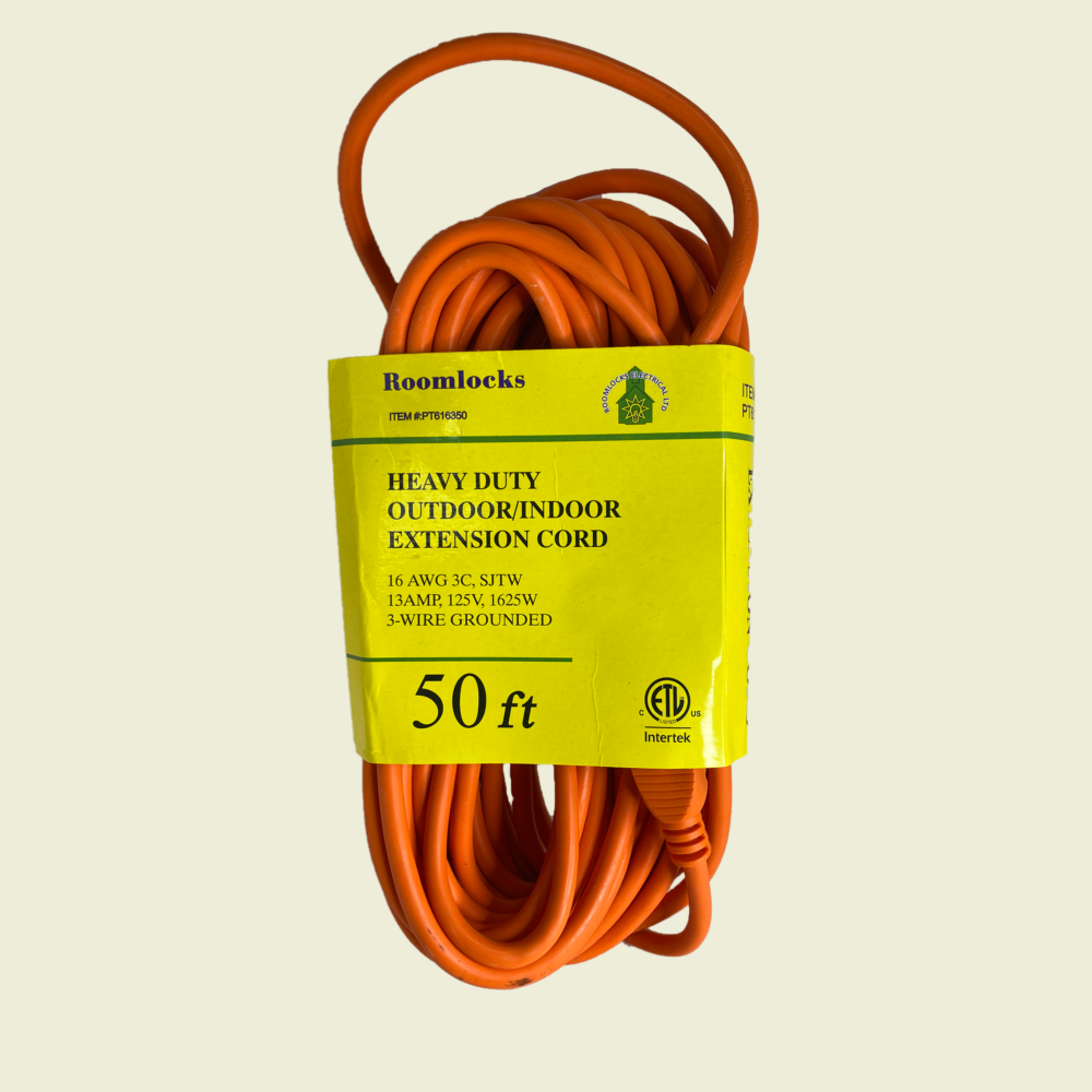 Heavy Duty Outdoors/Indoors Extension Cord 50ft Trinidad