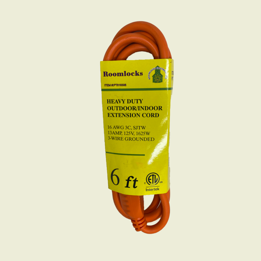 Heavy Duty Outdoors/Indoors Extension Cord 6ft Trinidad