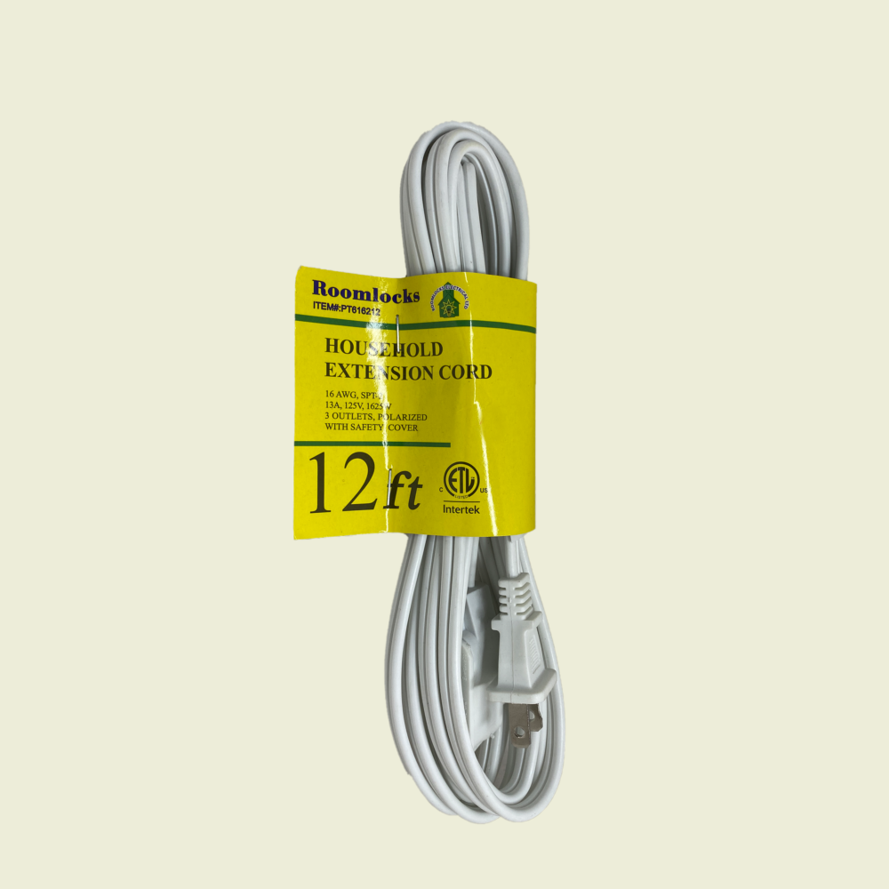 RoomLocks HouseHold Extension Cord 12ft Trinidad