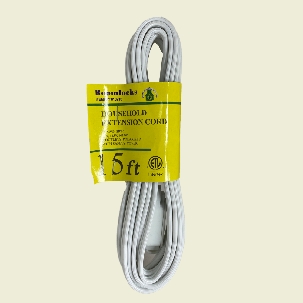 RoomLocks HouseHold Extension Cord 15ft Trinidad