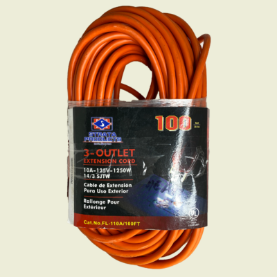 The Strata 3-Outlet 100ft Extension Cord Trinidad