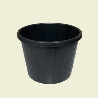 Black Heavy Duty Plastic Pot Trinidad