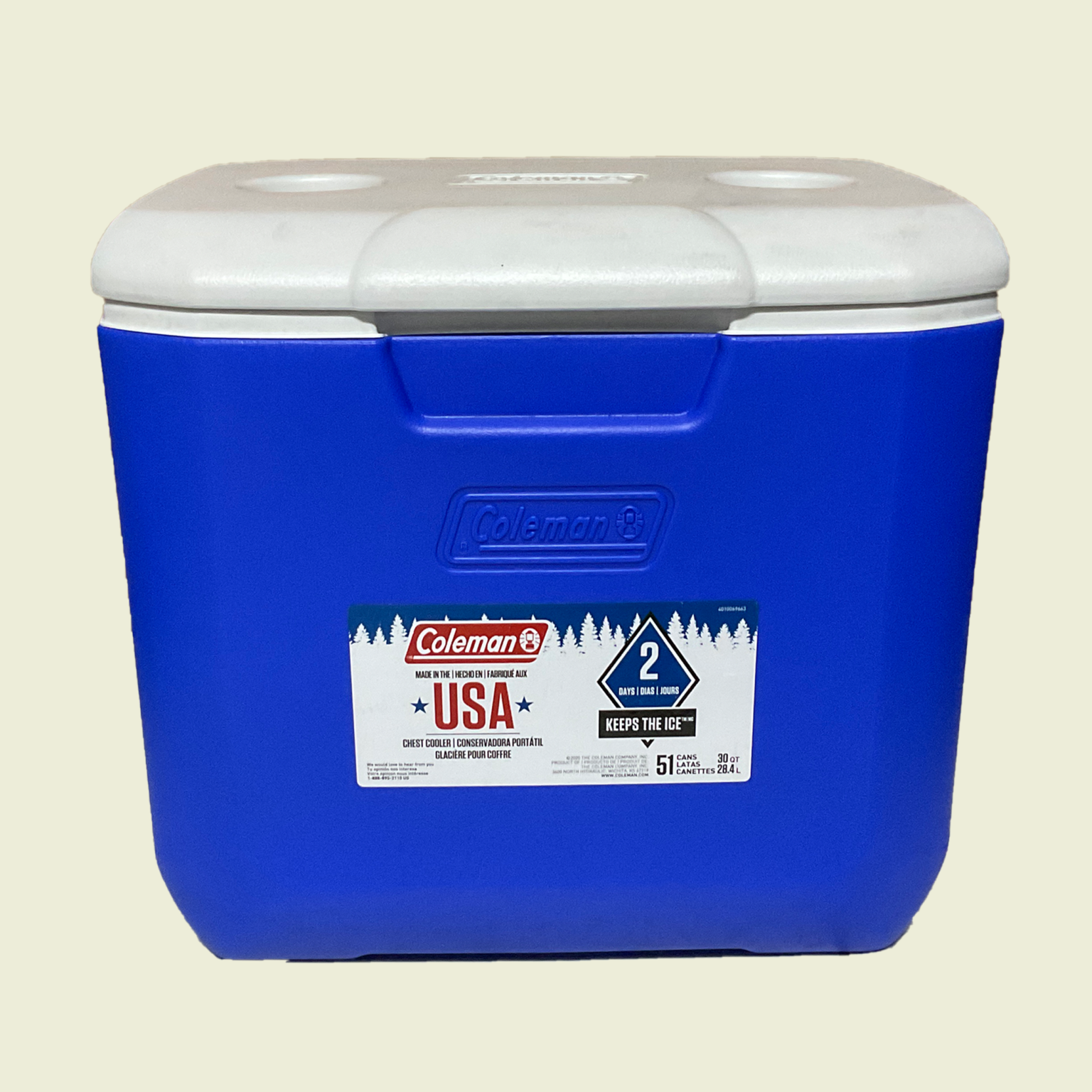 Coleman Chest Cooler 30 Quarts • Samaroo