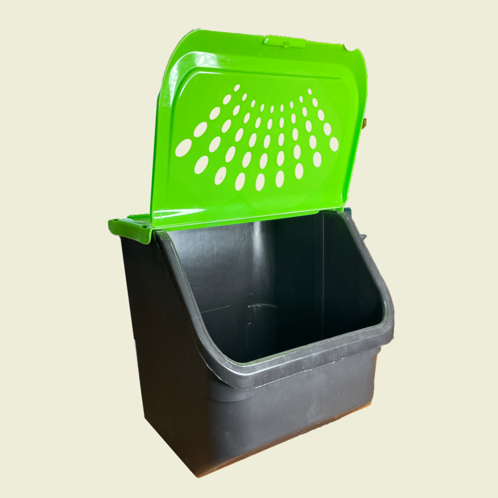 Plastic Flip Lid Bin Trinidad