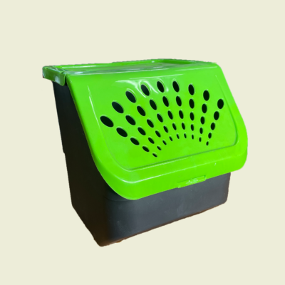 Plastic Flip Lid Bin Trinidad