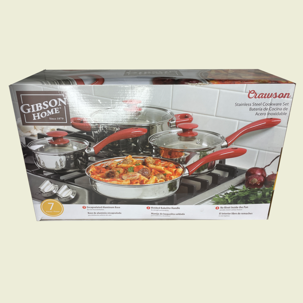 Gibson Home 7 Piece CookWear Set Trinidad