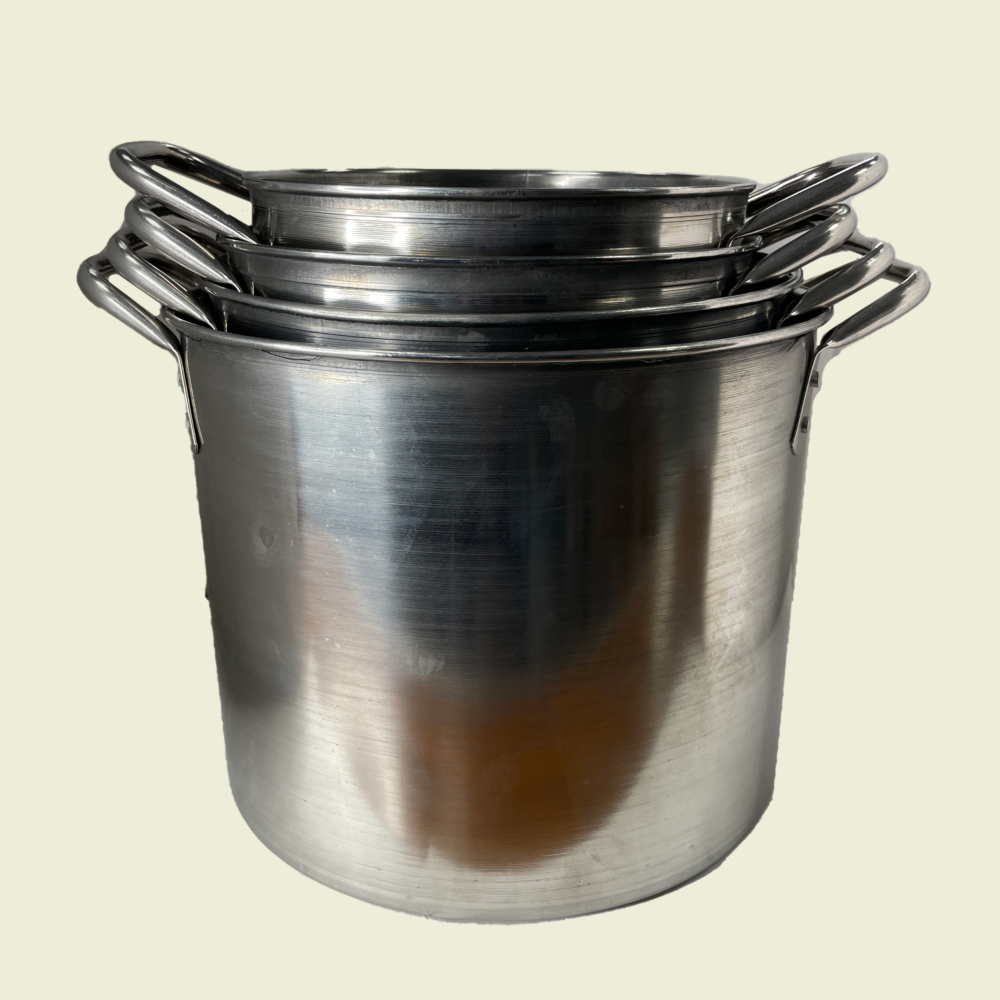 Liso 4pcs Stainless Steel Stock Pots Trinidad