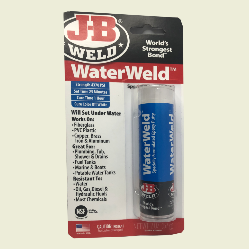 JB Weld WaterWeld Epoxy 2oz • Samaroo's Materials & General LTD