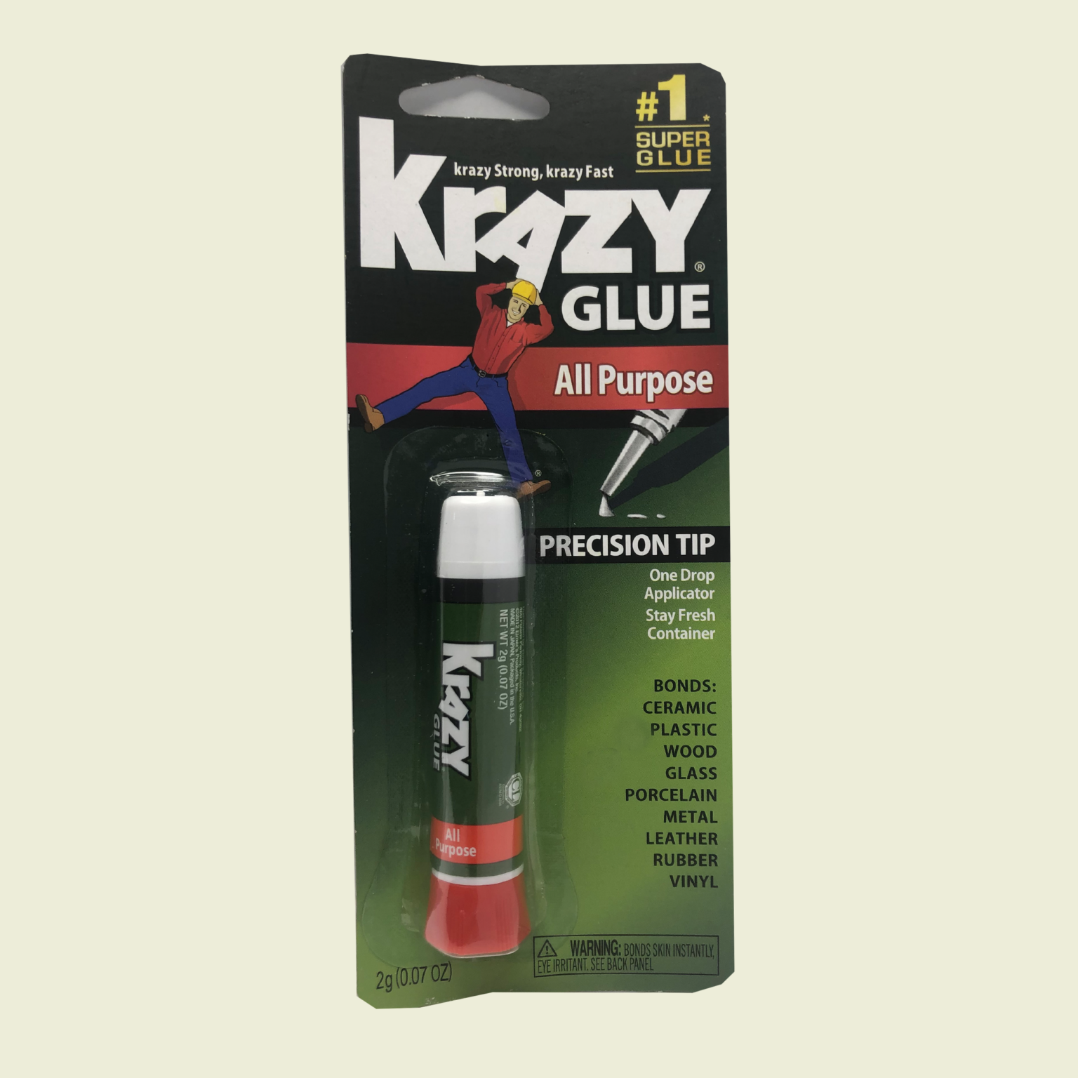 All Purpose Krazy Glue 2g • Samaroo's Materials & General LTD