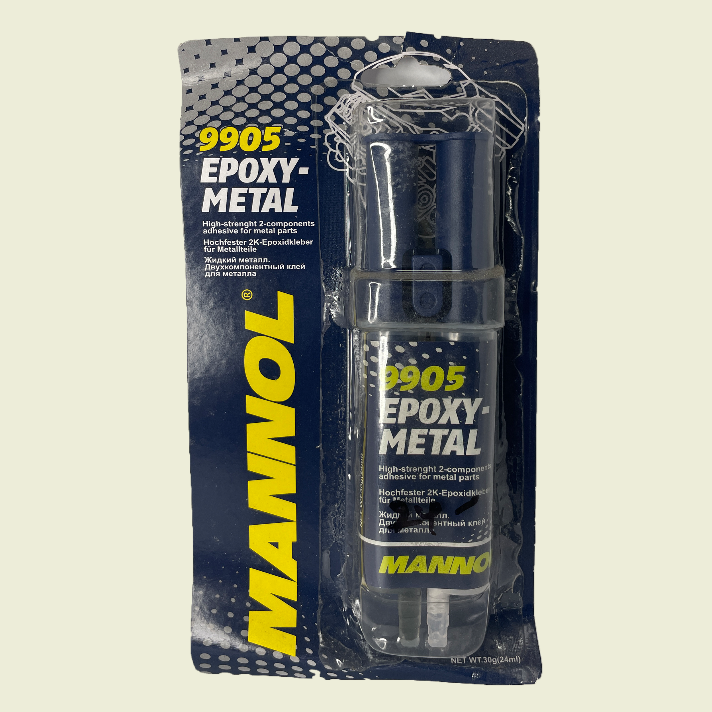3 x Mannol 9905 Epoxy Metal Glue Adhesive For Metal, Auto Parts