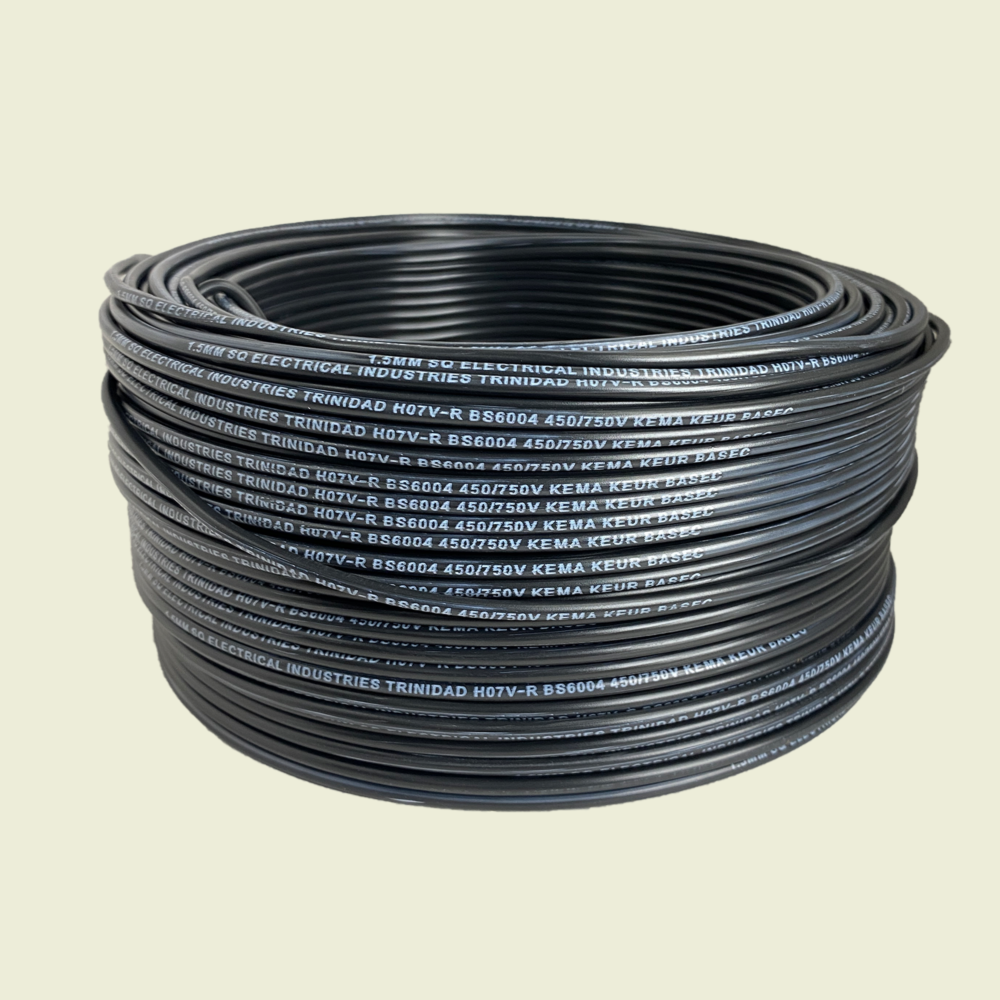 1.5mm Black Single Single Wire Trinidad