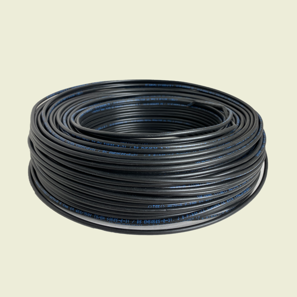 2.5mm Black Single Single Wire Trinidad