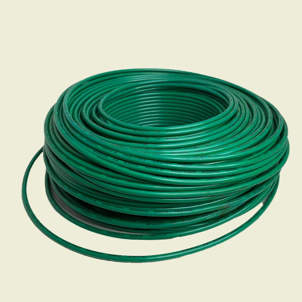 4.0mm Green Single Single Wire Trinidad