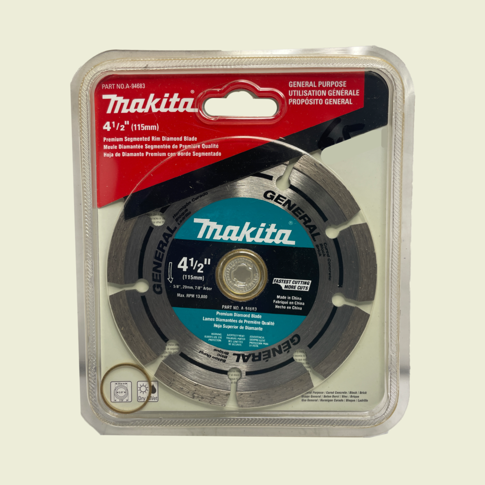 Makita 4" Segmented Diamond Cutting Blade Trinidad