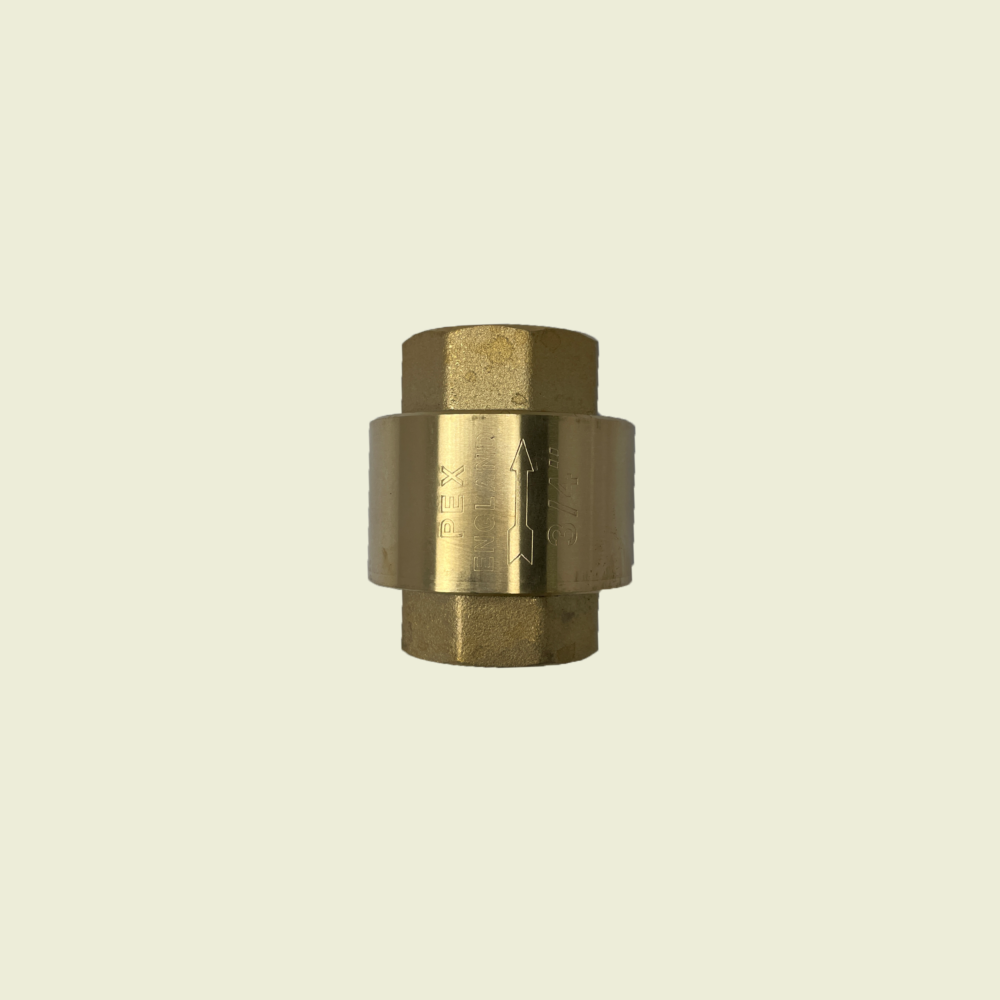 Pex Brass Spring Check Valve 3/4" Trinidad