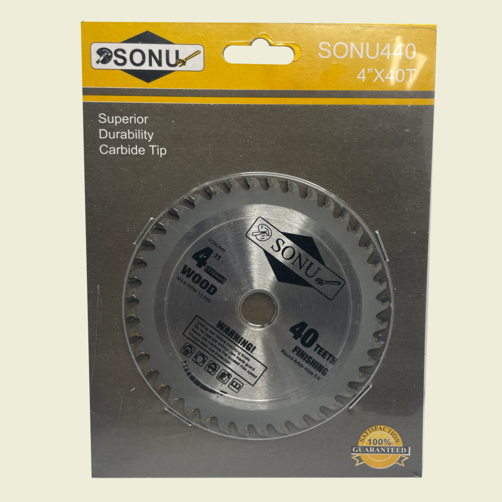 Sonu 4" Saw Blade 40T Trinidad