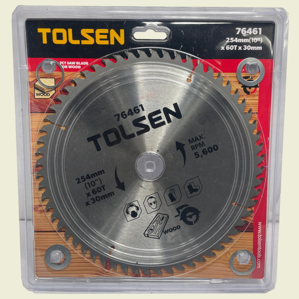 Tolsen 10" Saw Blade 60T Trinidad