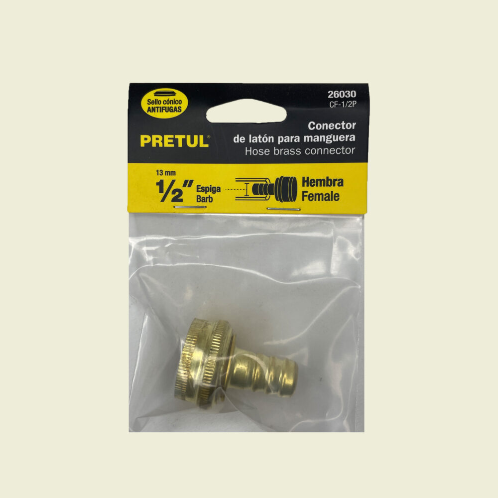 ¾" Female Hose End Connector (½" Hose) Trinidad