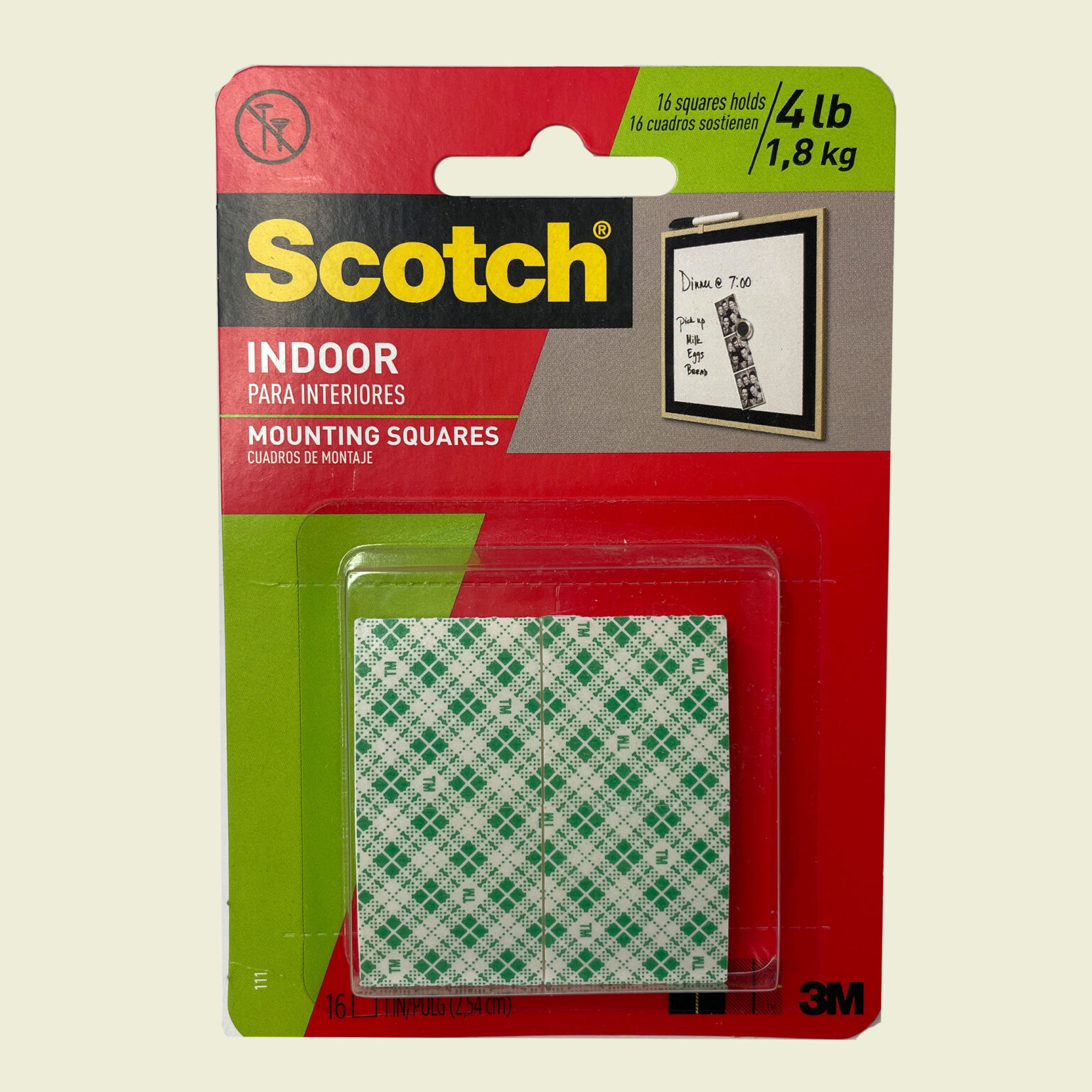 Scotch Indoor Mounting Squares • Samaroo's Materials & General LTD