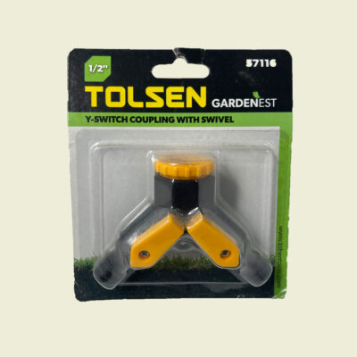 Tolsen Y-Switch Coupling With Valve ½" Trinidad