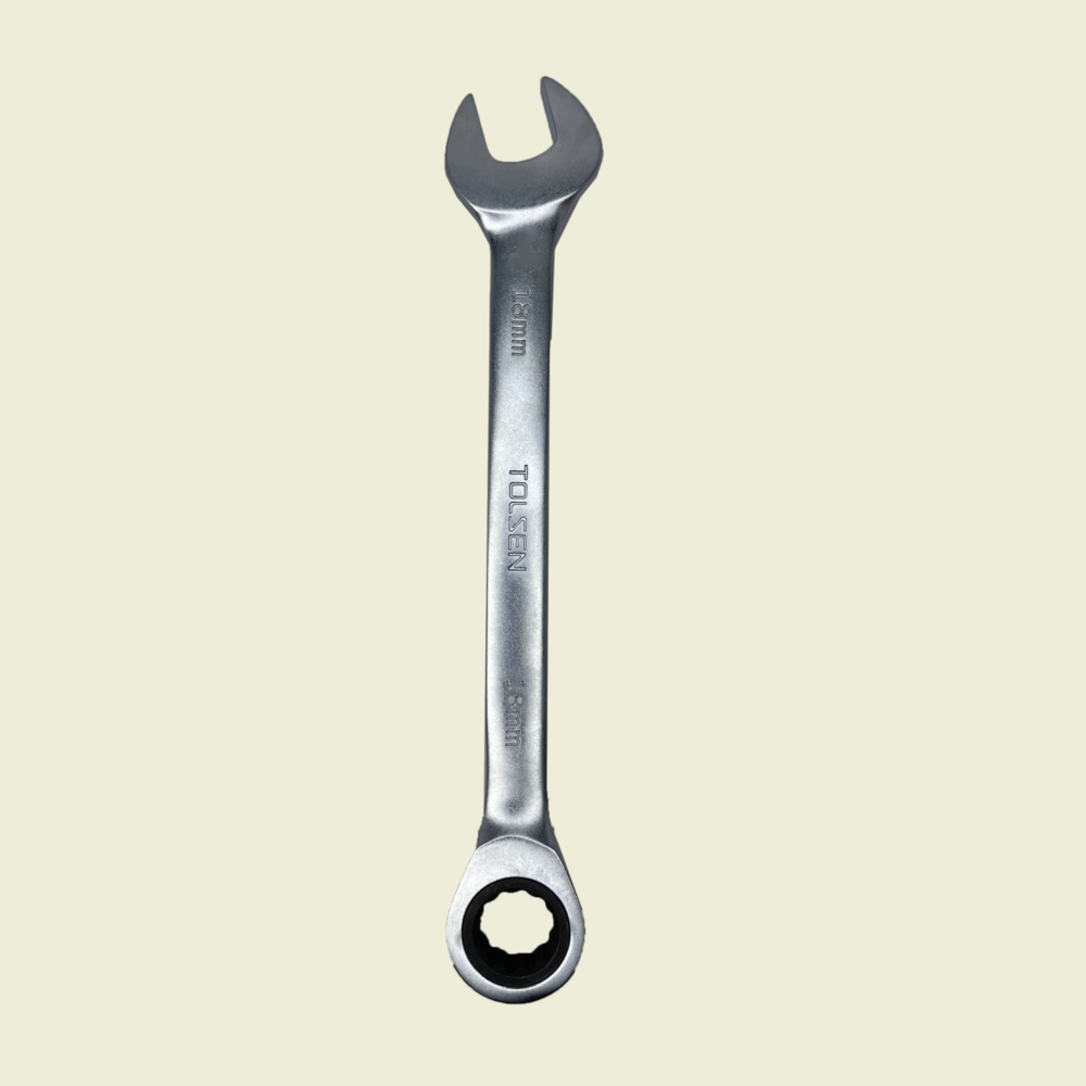 Tolsen 18mm Combination Ratchet Spanner