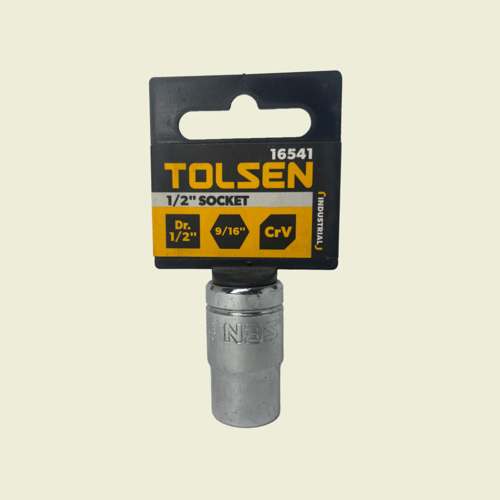 Tolsen 1/2" x 9/16" Socket Trinidad