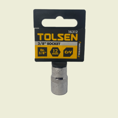 Tolsen 3/8" x 12mm Socket Trinidad