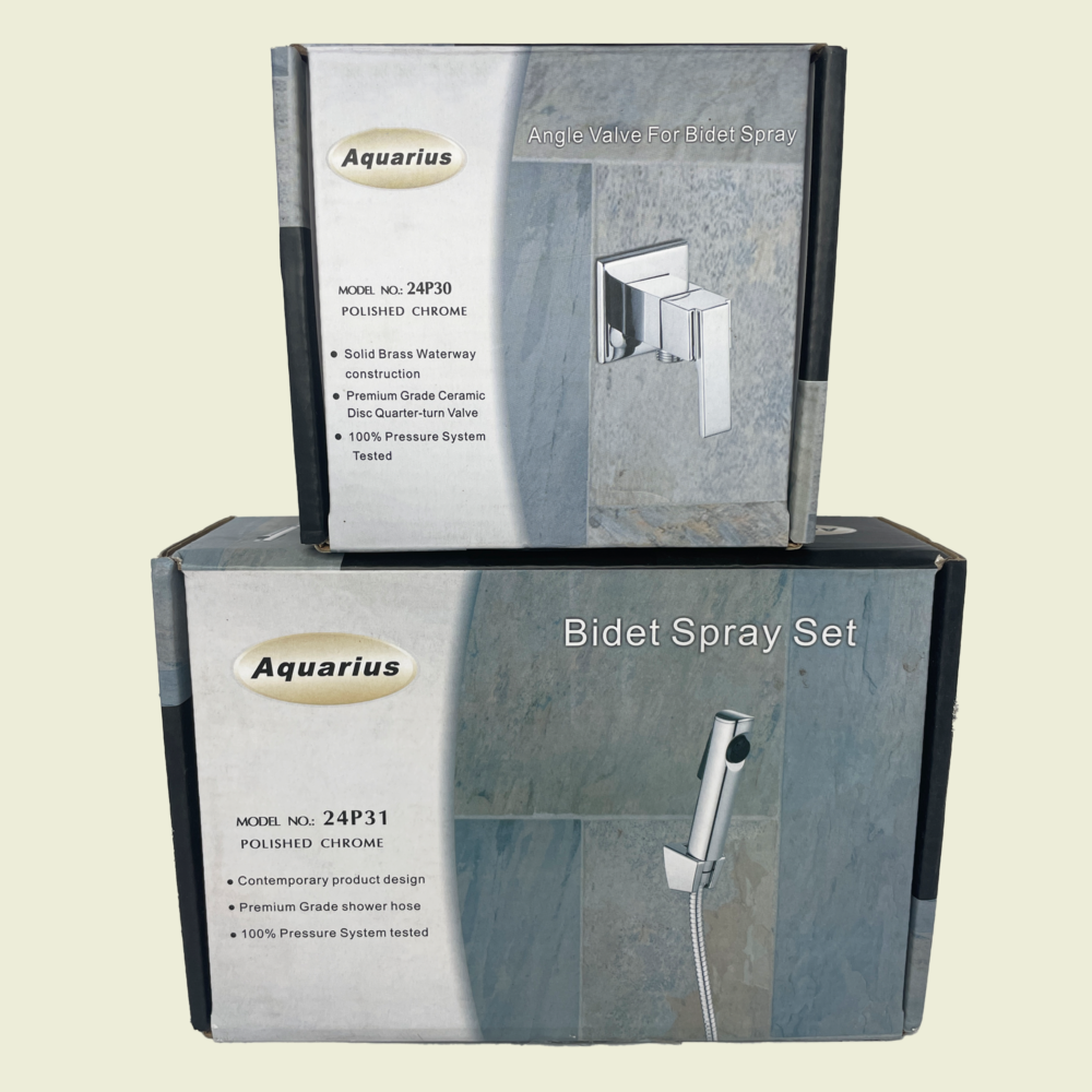 Aquarius Bidet Spray with Angle Valve Trinidad