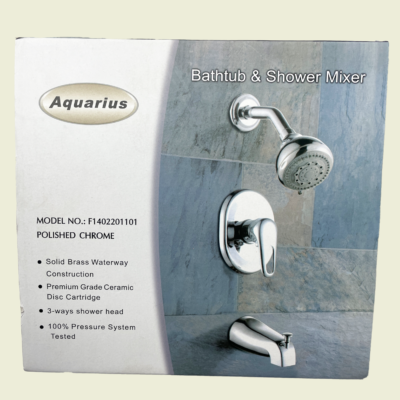 Aquarius Chrome Bathtub & Shower Mixer Trinidad