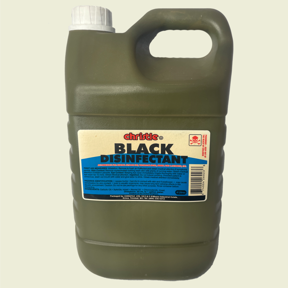 Christle Black Disinfect 1Gal Trinidad