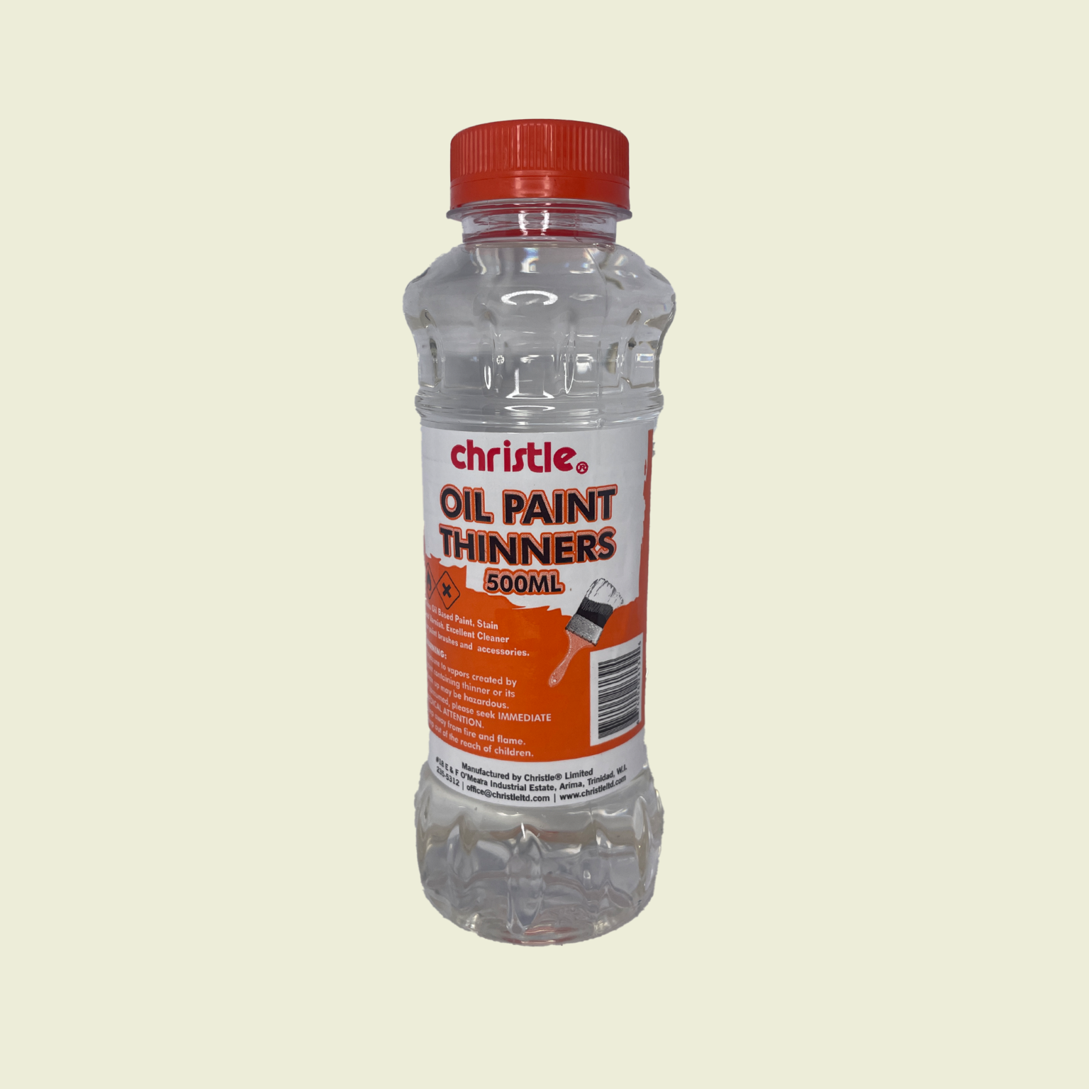 Christle Oil Paint Thinners 500ml • Samaroo's Materials & General LTD