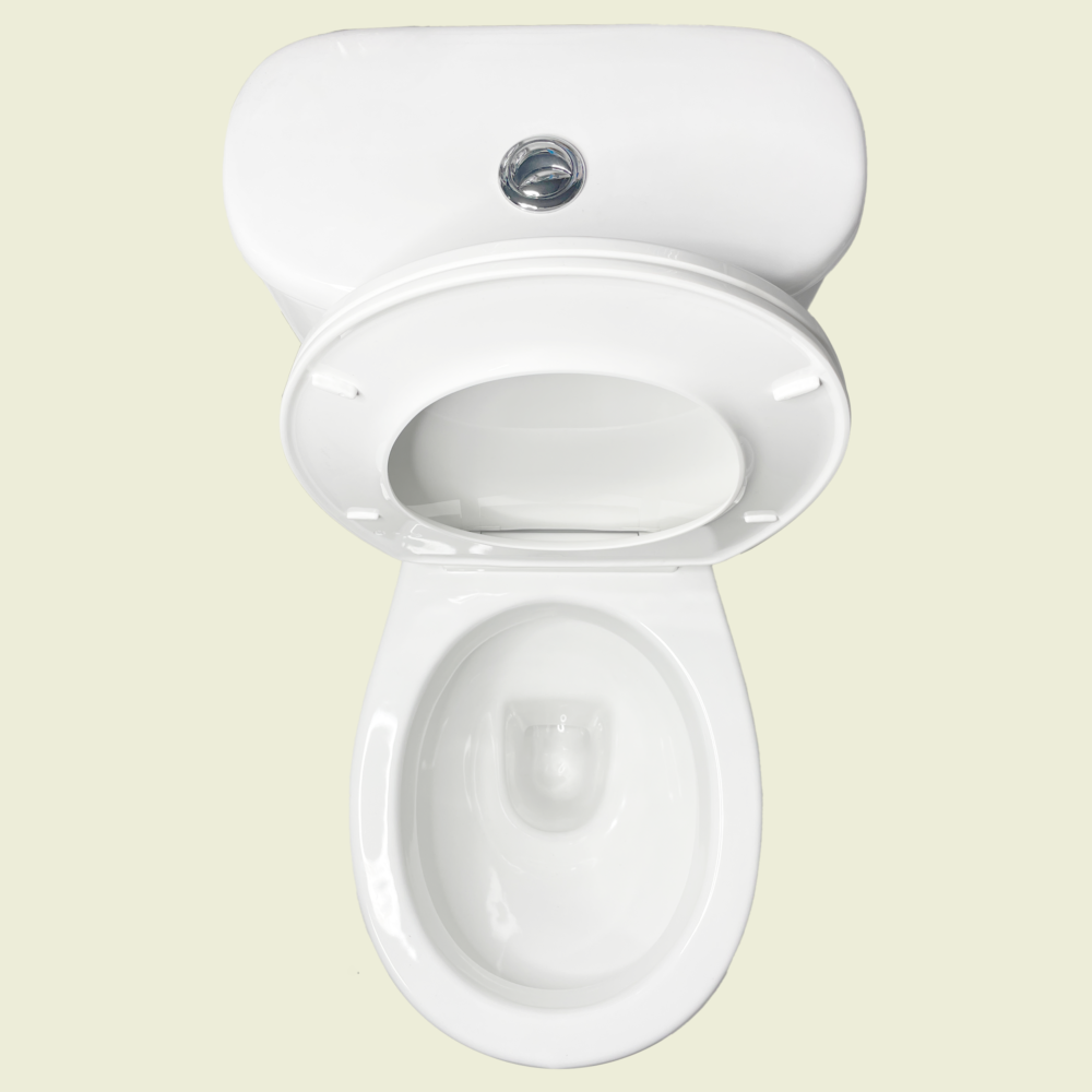 EIL P-Trap Close Coupled Top Flush Toilet Set Trinidad