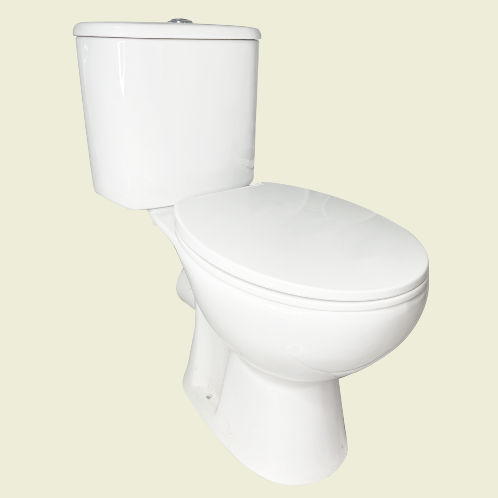 EIL P-Trap Close Coupled Top Flush Toilet Set Trinidad