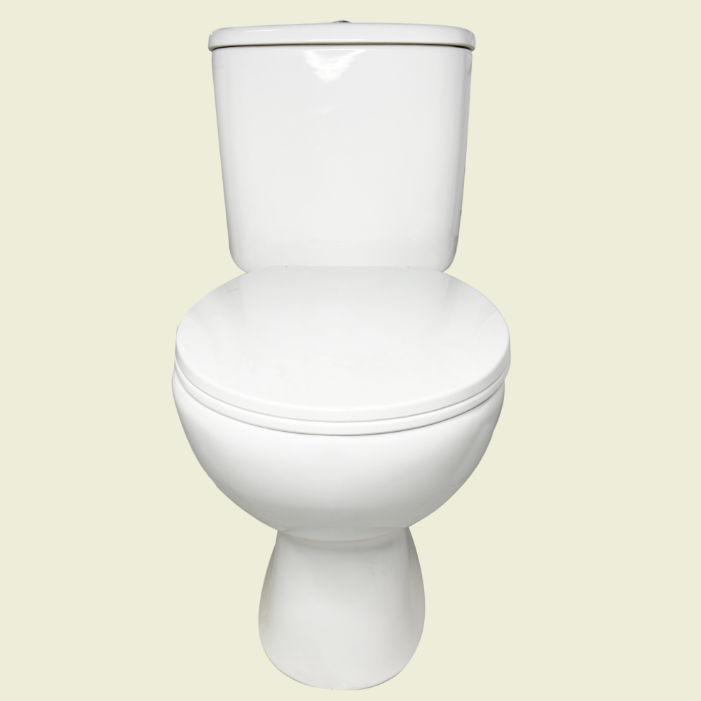 EIL P-Trap Close Coupled Top Flush Toilet Set Trinidad