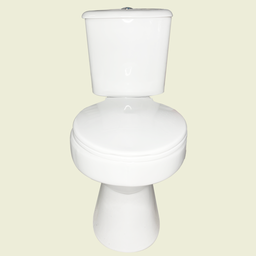 Venseramica Close Coupled Top Flush Toilet Set S-Trap Trinidad