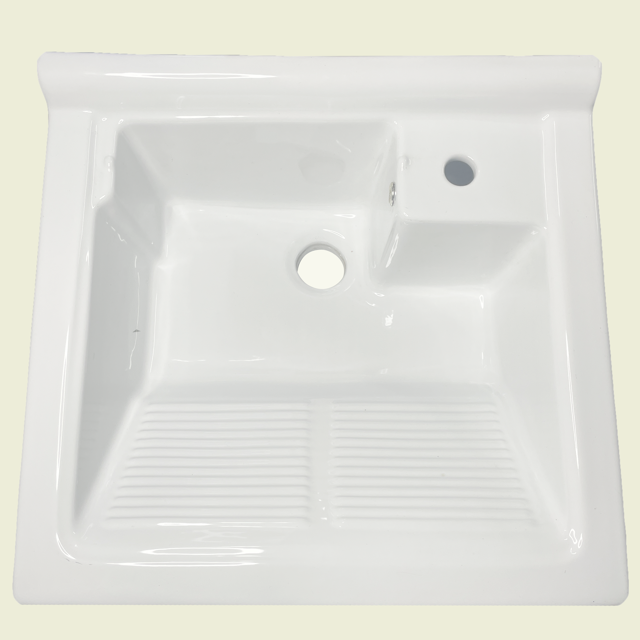 Cera Ceramic Wash Basin w/ Integrated Scrubbing Board Trinidad