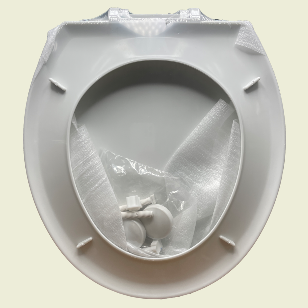 Winsford Toilet Seat White Trinidad 16.5"