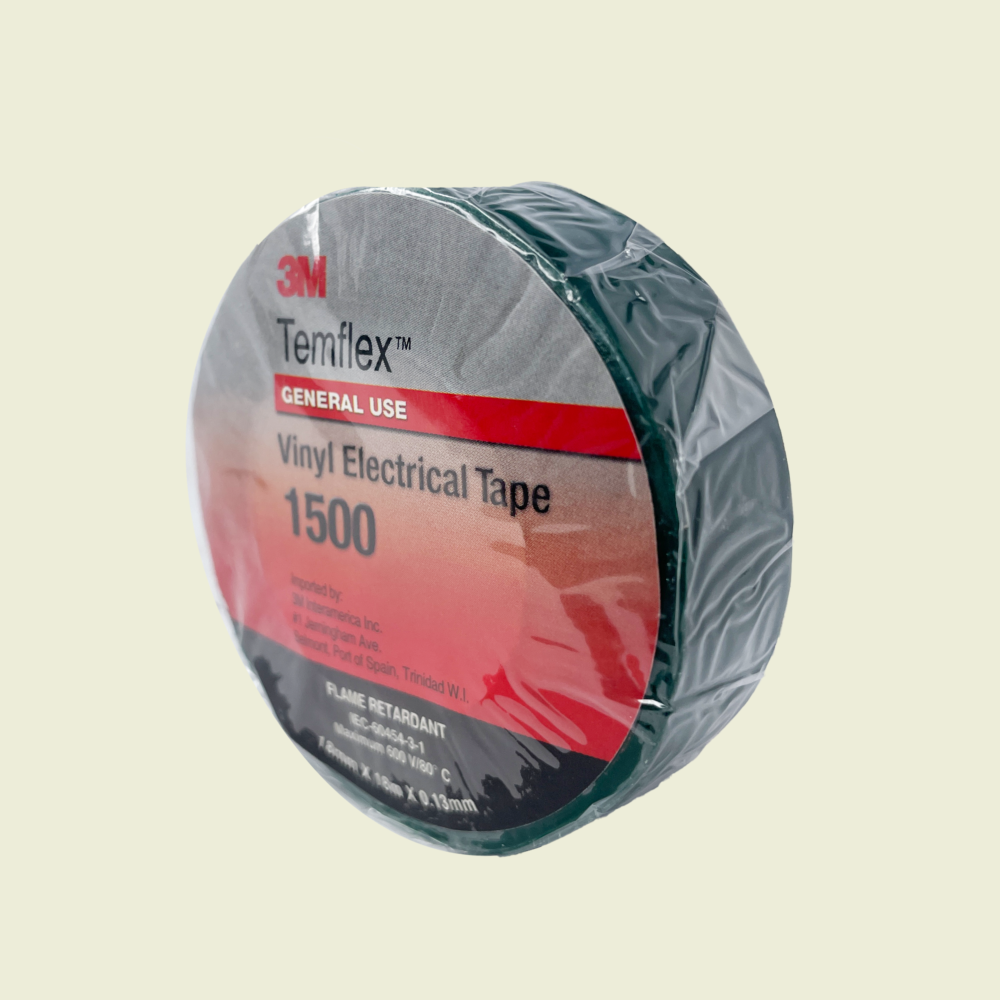 3M Temflex Electrical Tape Dark Green Trinidad