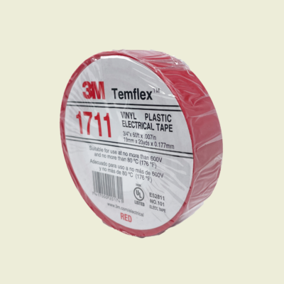 3M Temflex Electrical Tape Red Trinidad