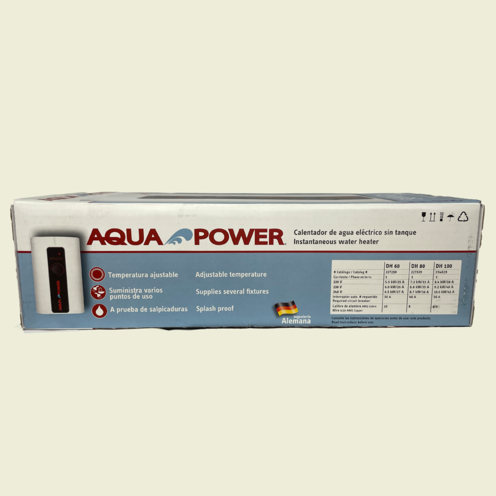 Aqua Power Tankless Electric Water Heater Trinidad