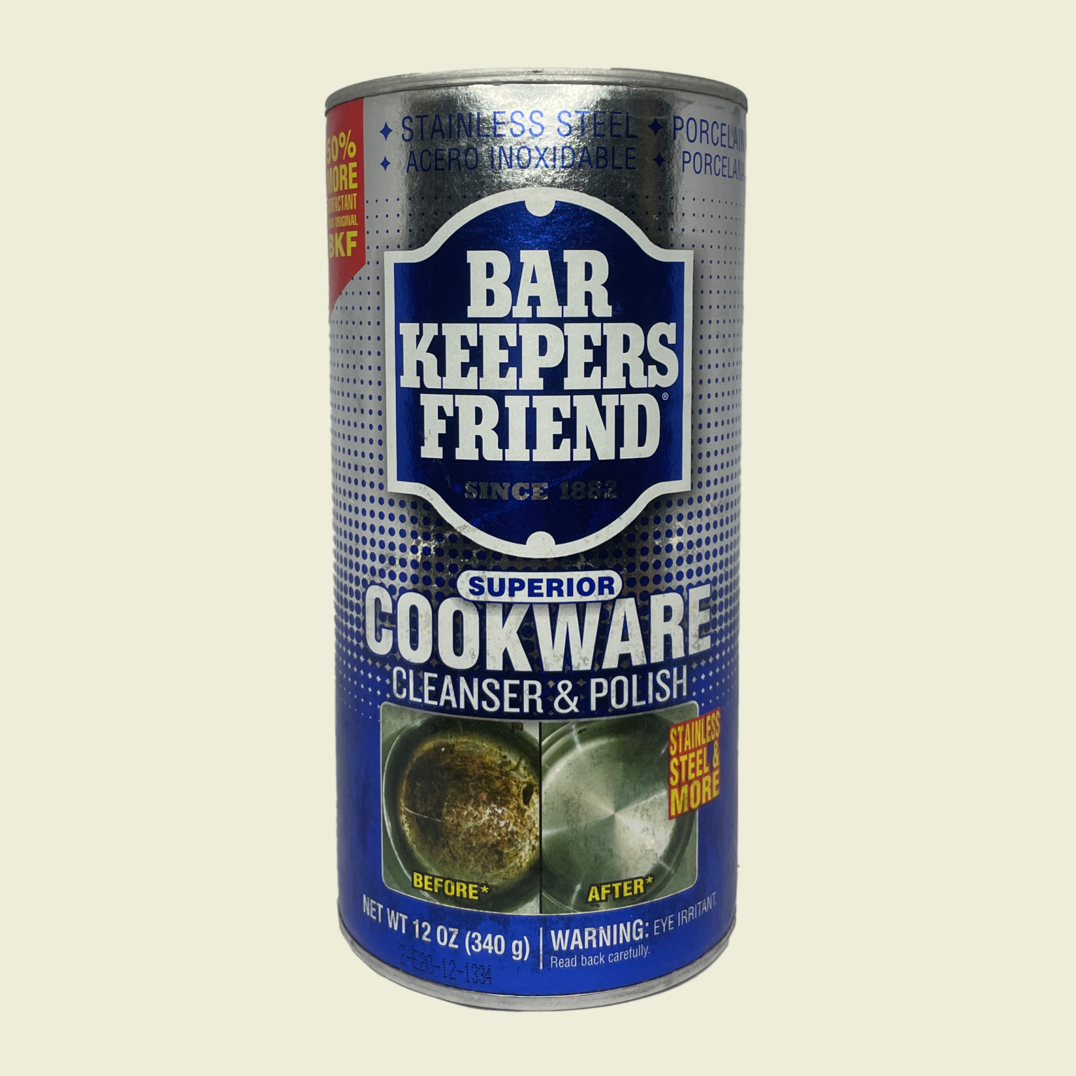 Bar Keepers Friend Cookware Cleaner & Polish 12oz • Samaroo's Materials