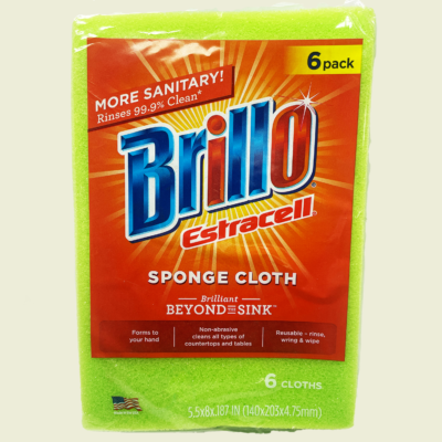 Brillo 6Pcs Sponge Cloth Trinidad