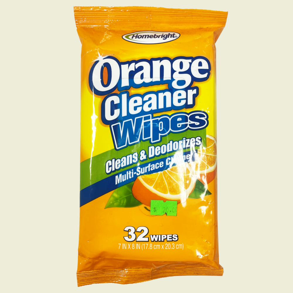 Homebright Orange Cleaner Wipes Trinidad