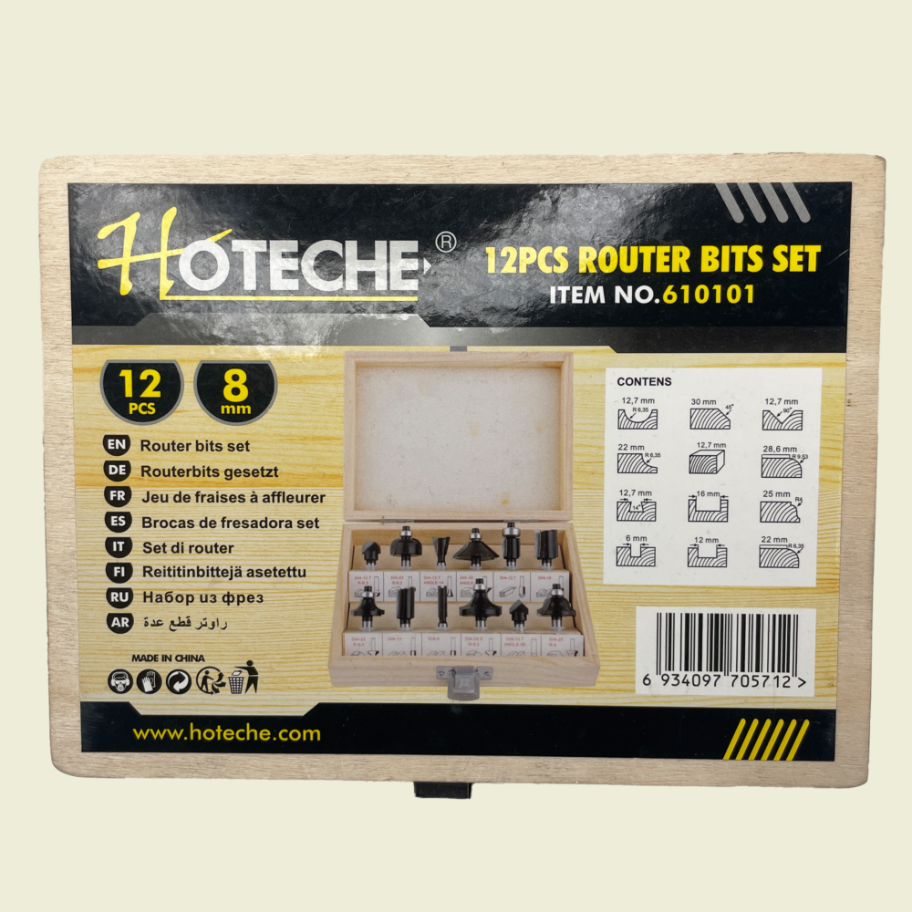 Hoteche 12pc Rouet Bit Set Trinidad