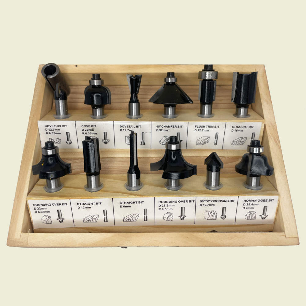 Hoteche 12pc Rouet Bit Set Trinidad